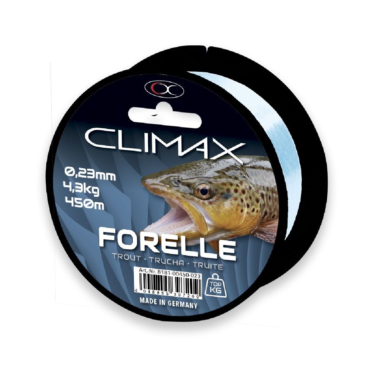 Climax Trout Light Blue 450m 0,20mm 3,7kg