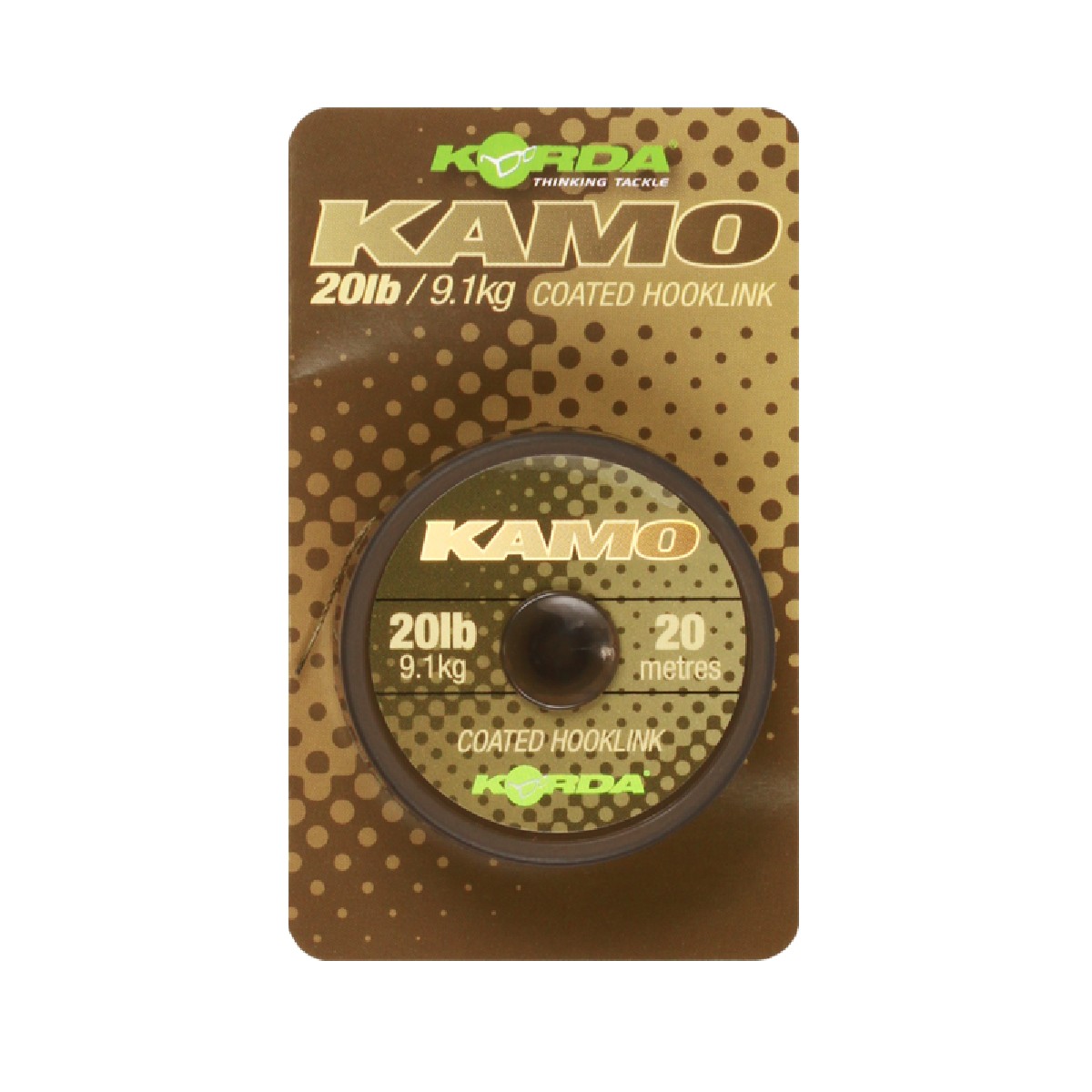 Korda Kamo coated Hooklink 20m 15 lb