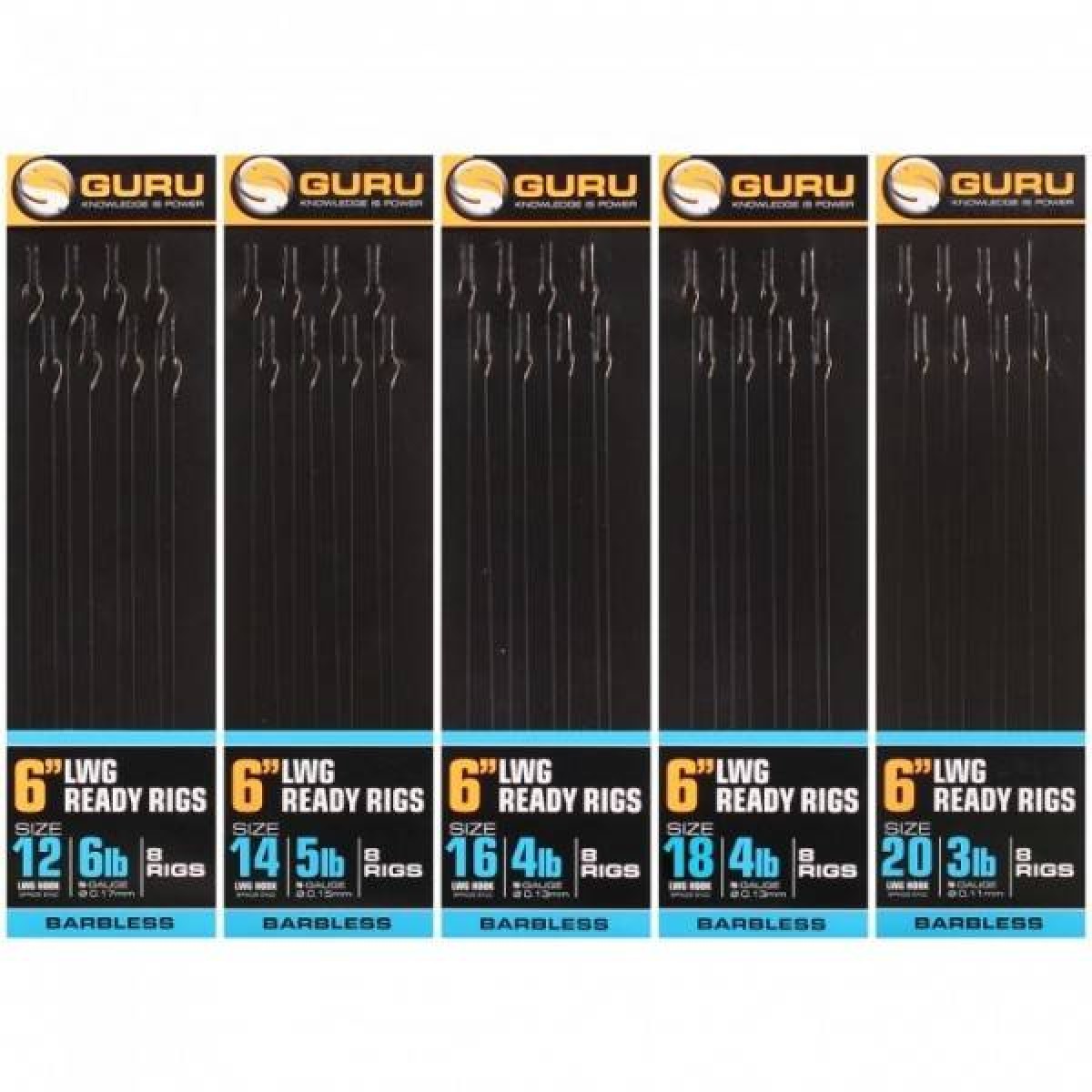 Guru LWGS Pole Rigs 15Cm Size 12 - 0,17 mm