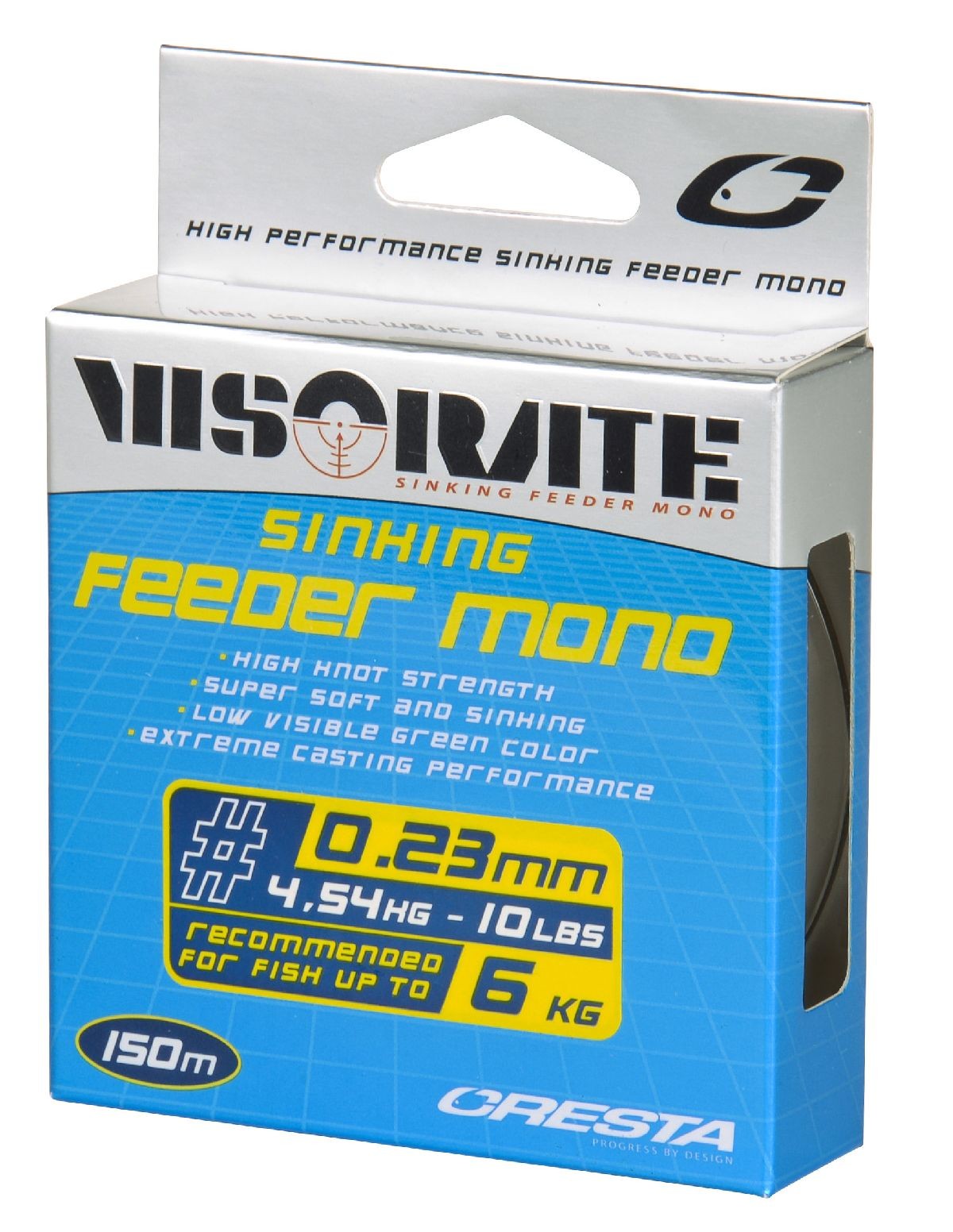 Cresta Visorate Sinking Feeder Mono 150m 0,25 mm 5,45kg