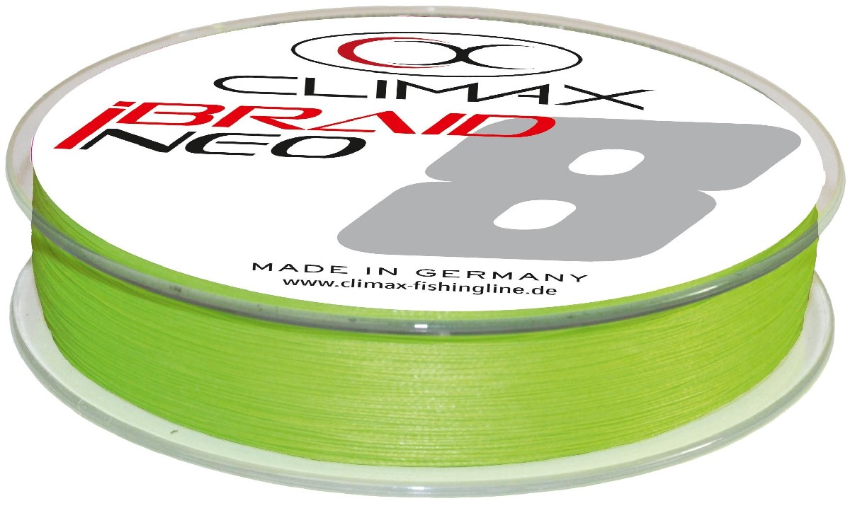 Climax iBraid Fluo-Chartreuse 100m 0,20mm 17,9kg Climax iBraid Fluo-Chartreuse 100m 0,20mm 17,9kg