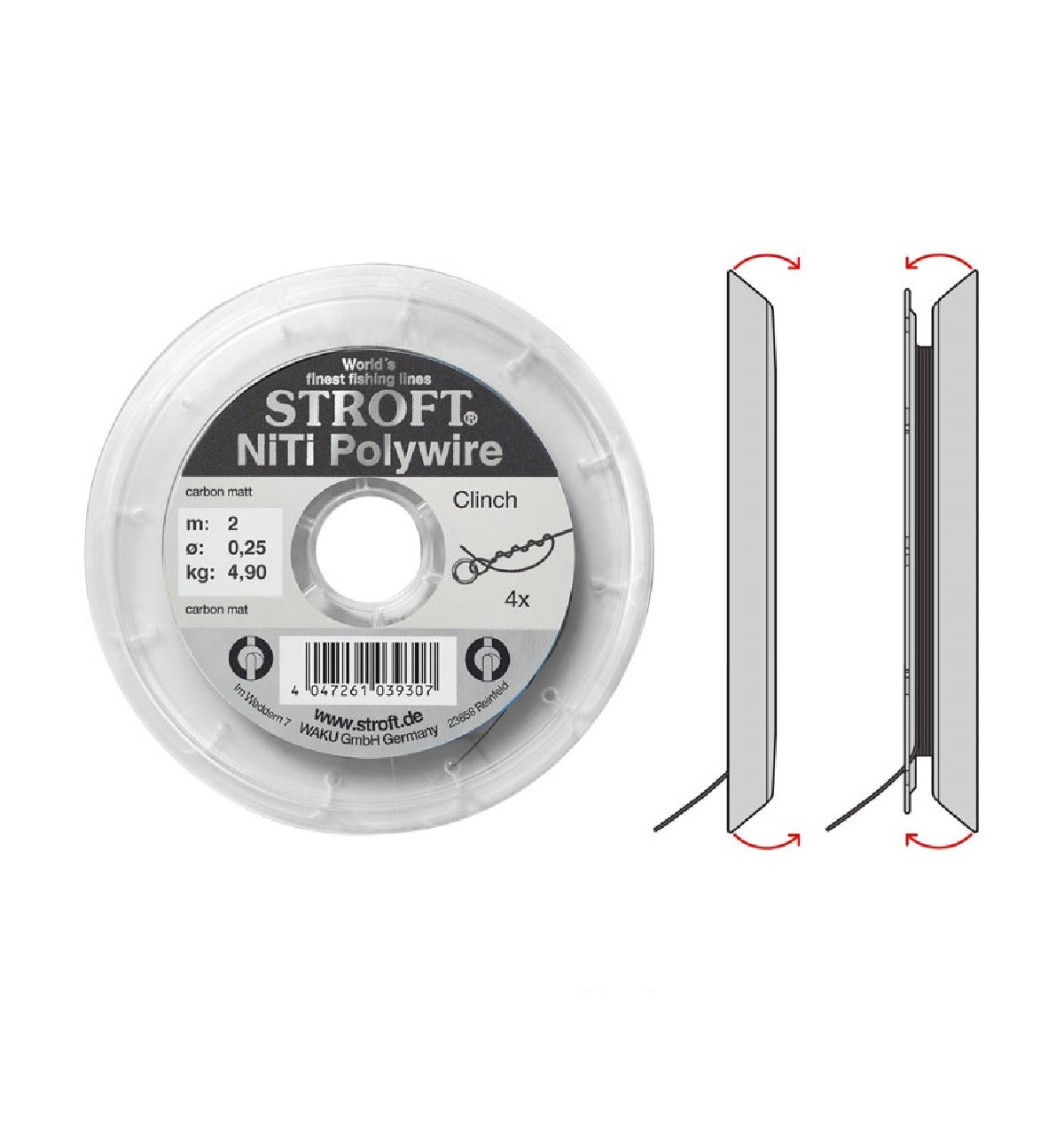 Stroft NiTi Polywire 2m 0,35mm 14kg Stroft NiTi Polywire 2m 0,35mm 14kg