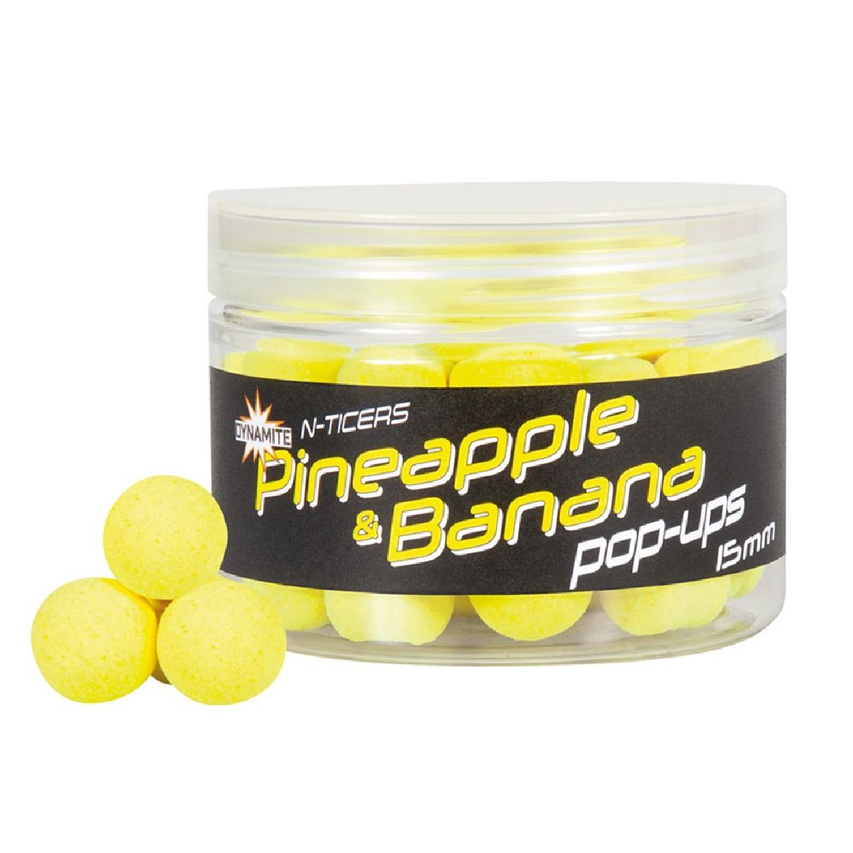 Dynamite Baits N-Ticers Pineapple & Banana Pop-ups 12mm Dynamite Baits N-Ticers Pineapple & Banana Pop-ups 12mm