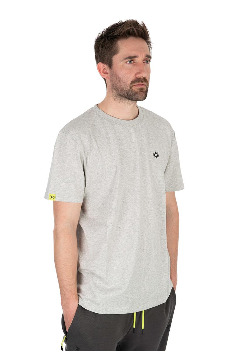 Matrix Large Logo T-Shirt Marl Grey Large