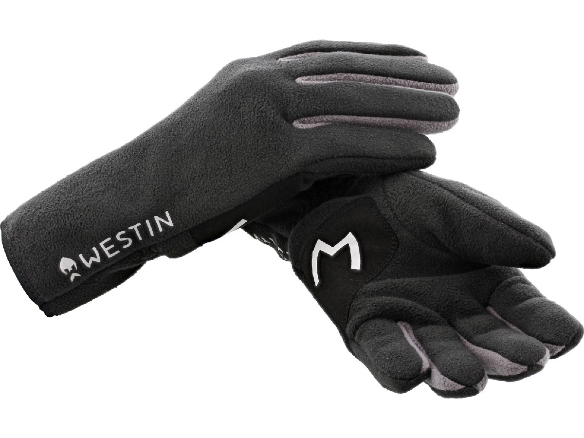 Westin Full Fleece Gloves Carbon Black Large
