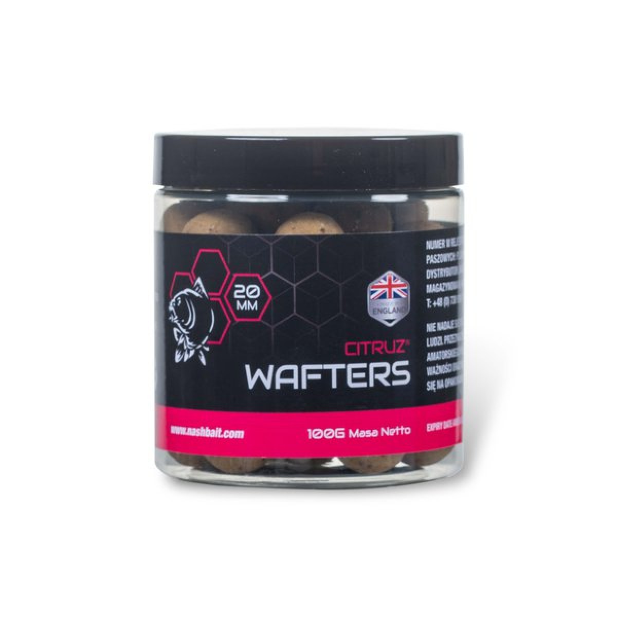 Nash Citruz Wafters 20mm 100gr Nash Citruz Wafters 20mm 100gr