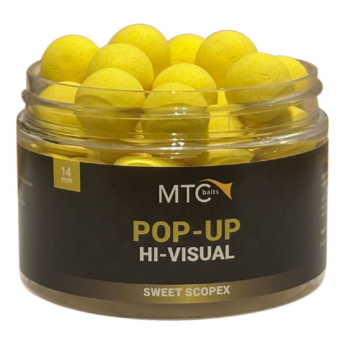 MTC Baits Sweet ScopeX Big Fish Pop-Up Hi-Visual 14mm