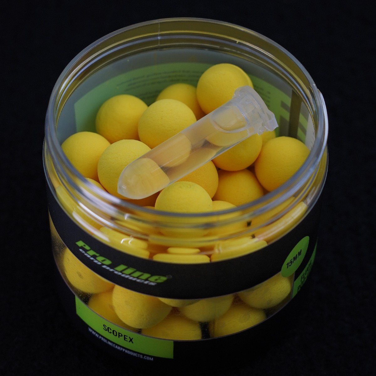 Proline Scopex Fluor Pop-Ups 15mm 200ml Proline Scopex Fluor Pop-Ups 15mm 200ml