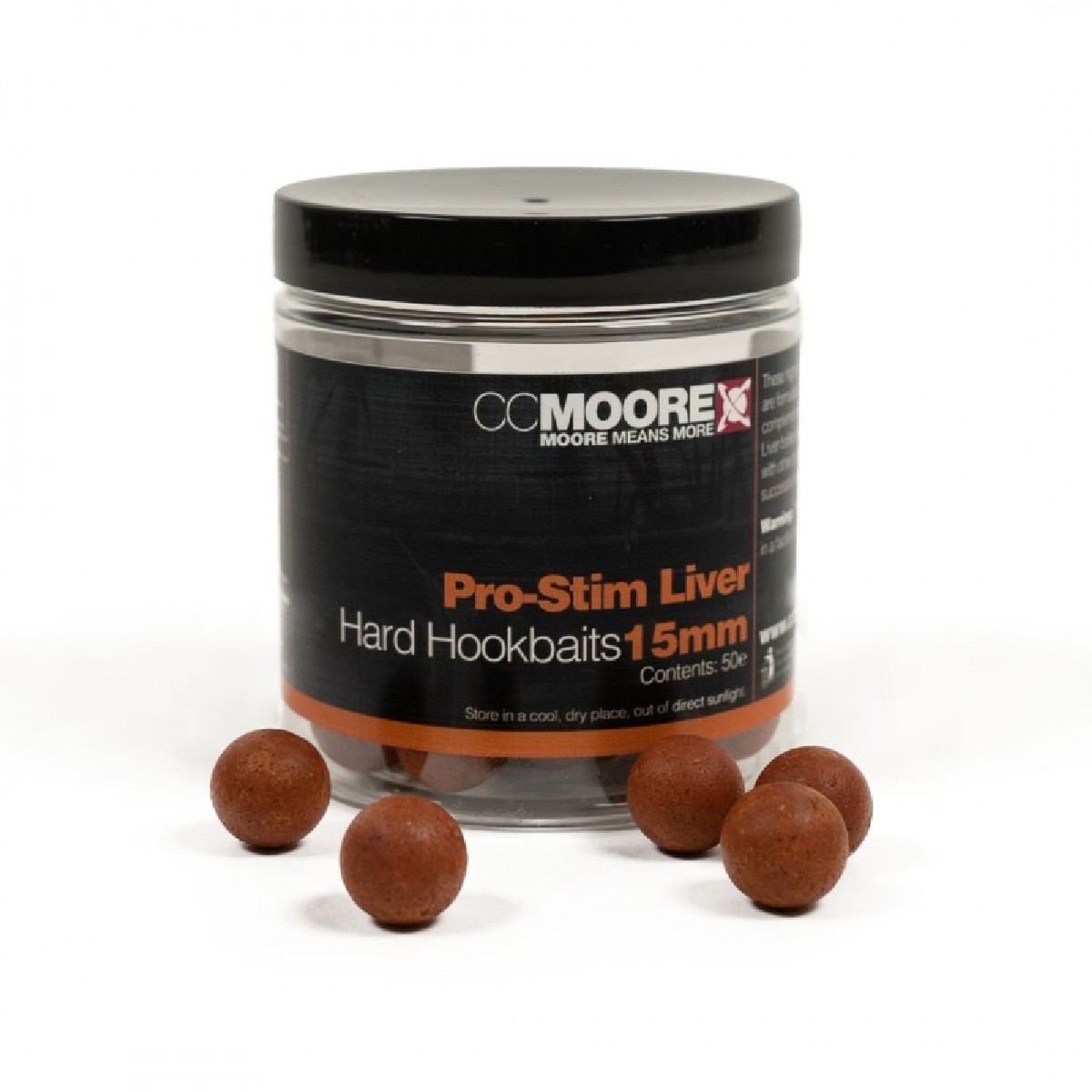 CC Moore Pro-Stim Liver Hard Hookbaits 18mm