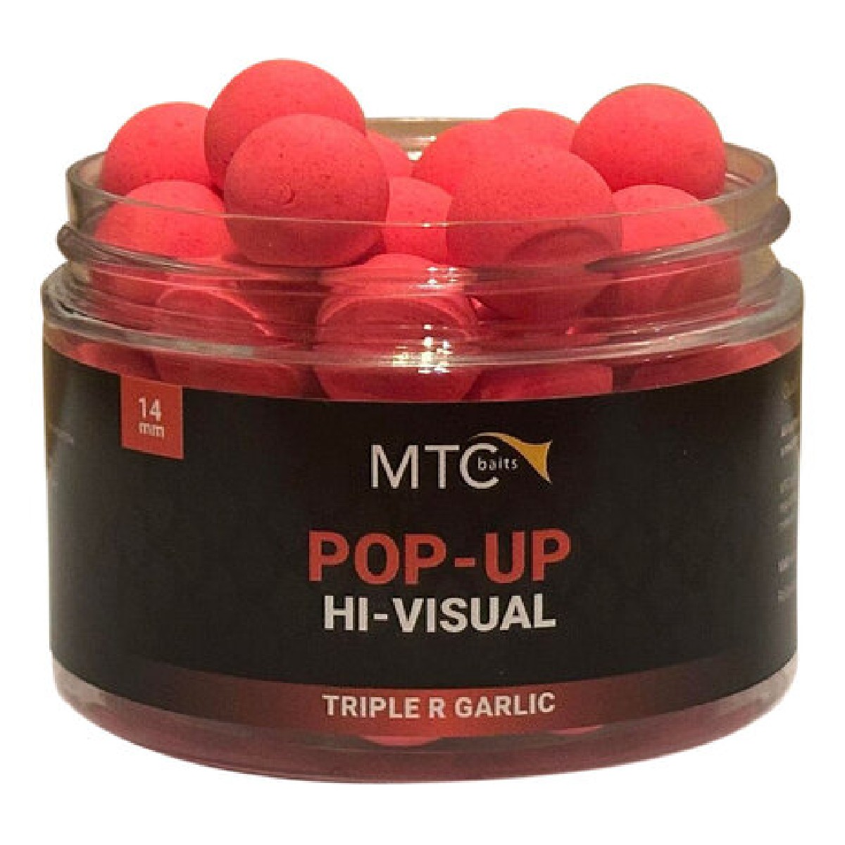 MTC Baits Triple R Garlic Big Fish Pop-Up Hi-Visual 14mm