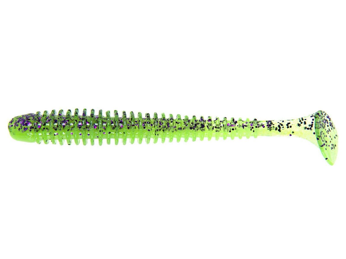 Keitech Swing Impact 7,5cm 10st. Purple Chartreuse BA Edition