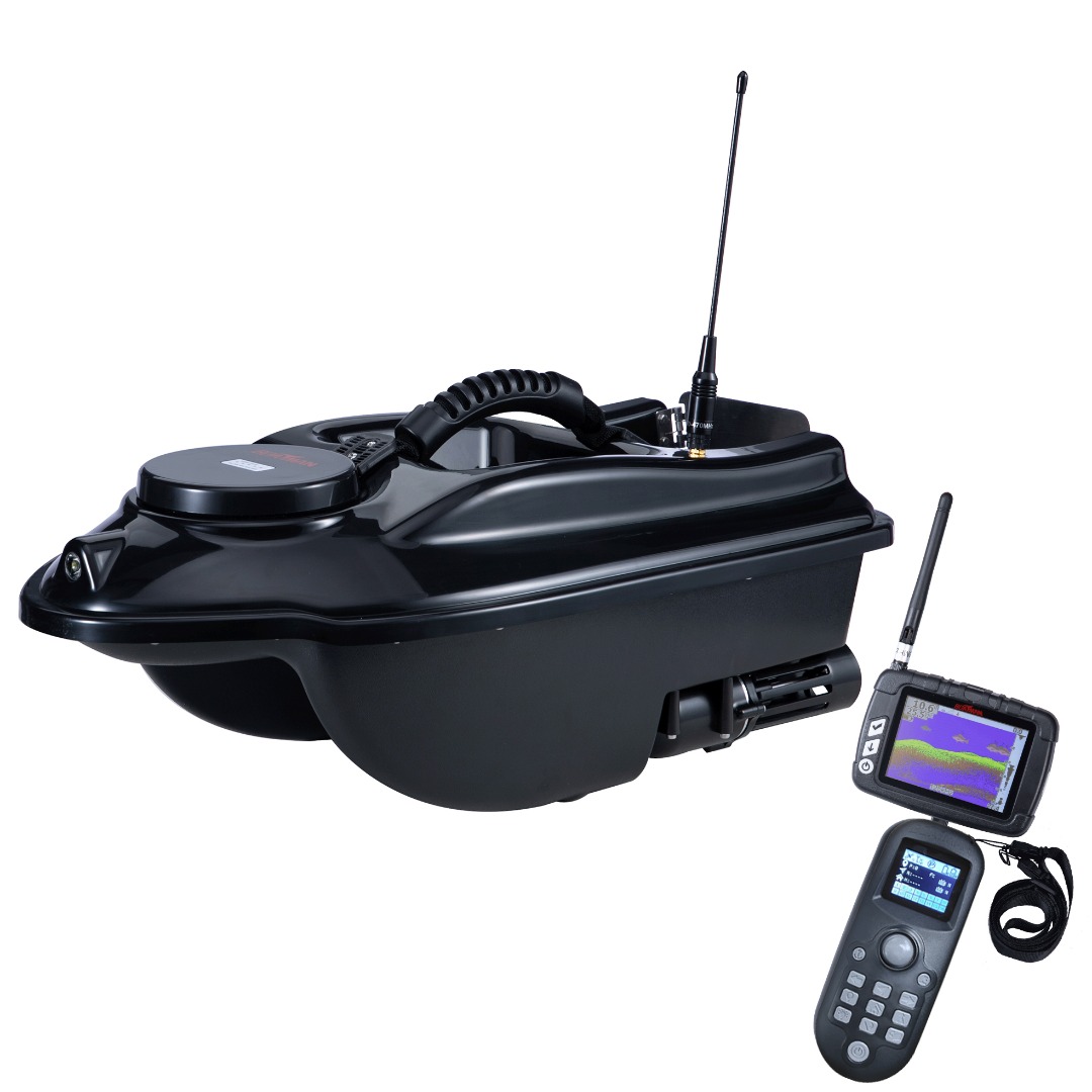 Boatman Actor Pro Voerboot Fishfinder en GPS Zwart
