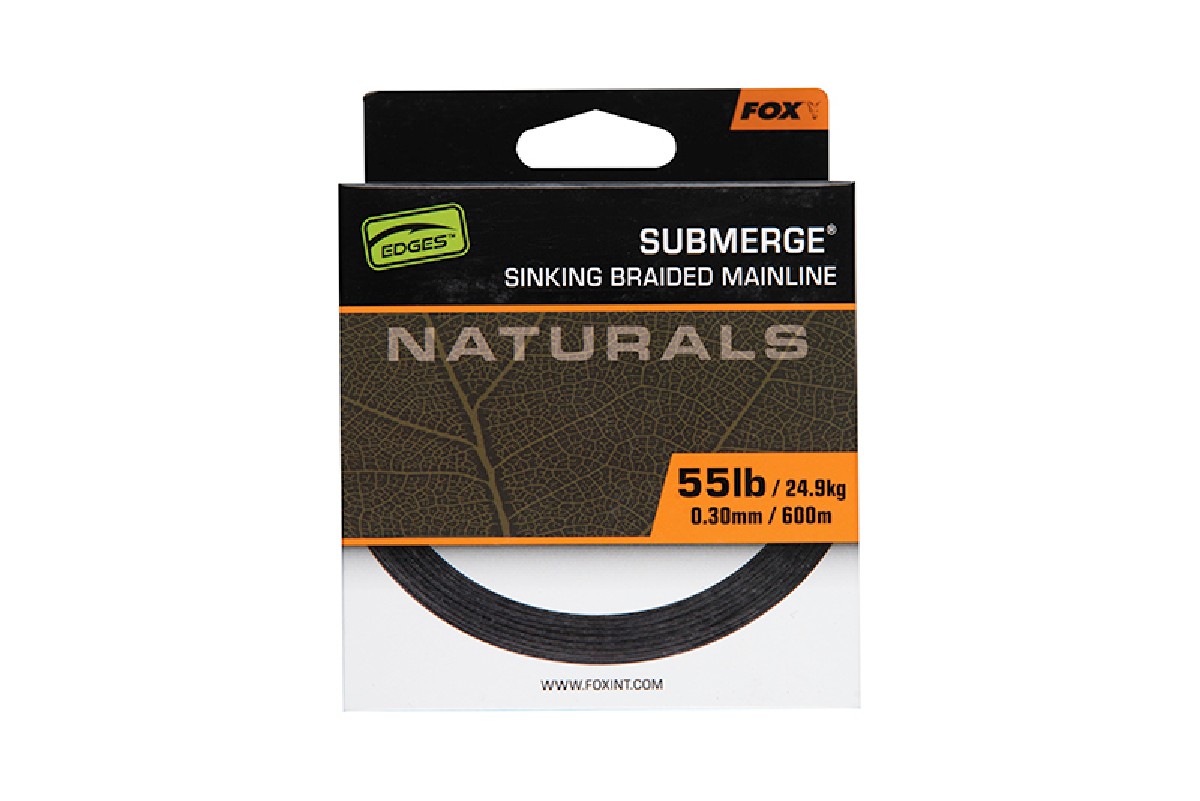 Fox Submerge Naturals Sinking Braid X 600m / 0.38mm / 65lb