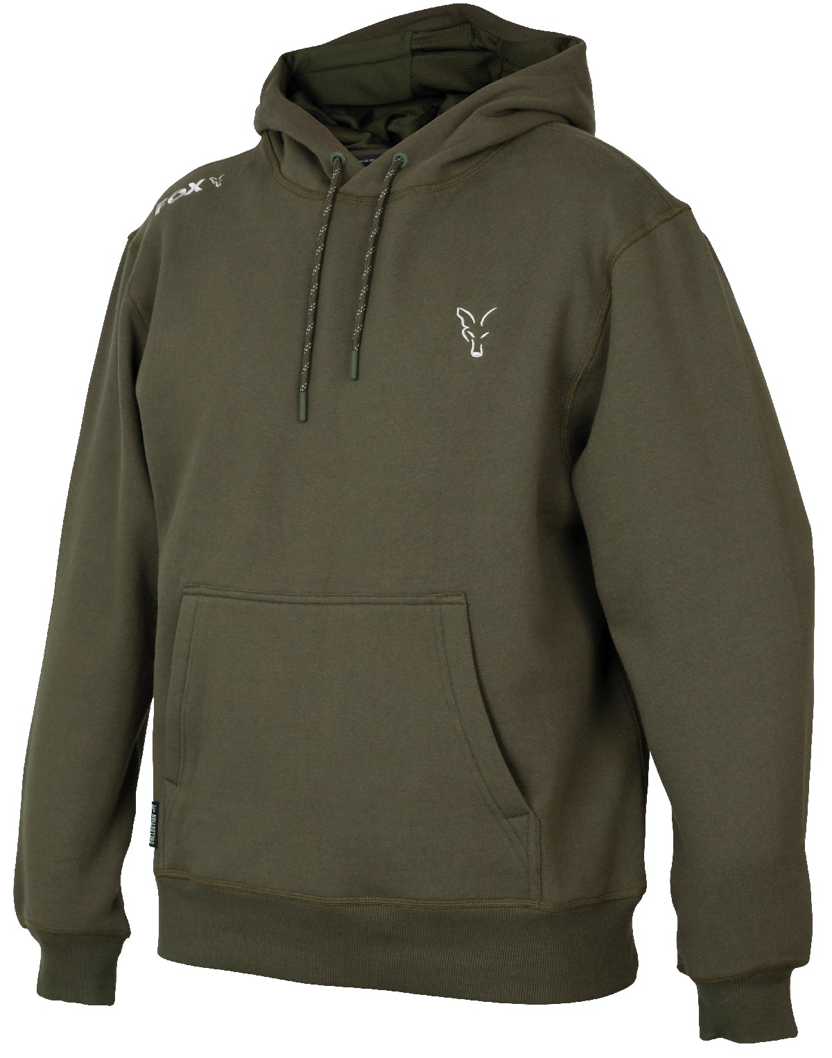 Fox Collection Green Silver Hoodie Small