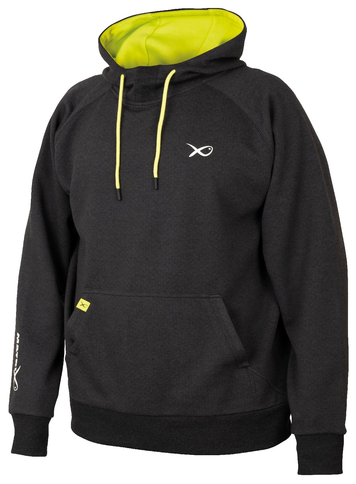 Fox Matrix Minimal Black Marl Lime Hoody