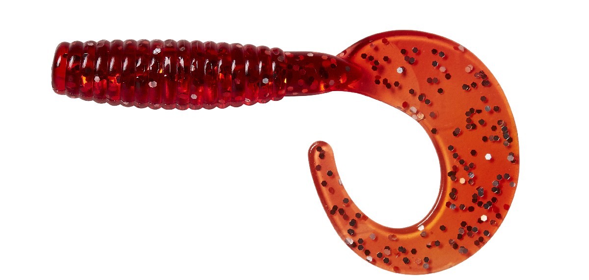 DAM Grup Curl Tail 7 cm  Olive Red