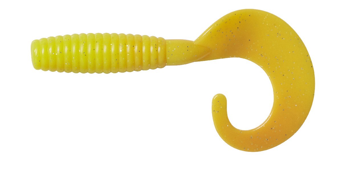 DAM Grup Curl Tail 7 cm  UV Yellow Shiner