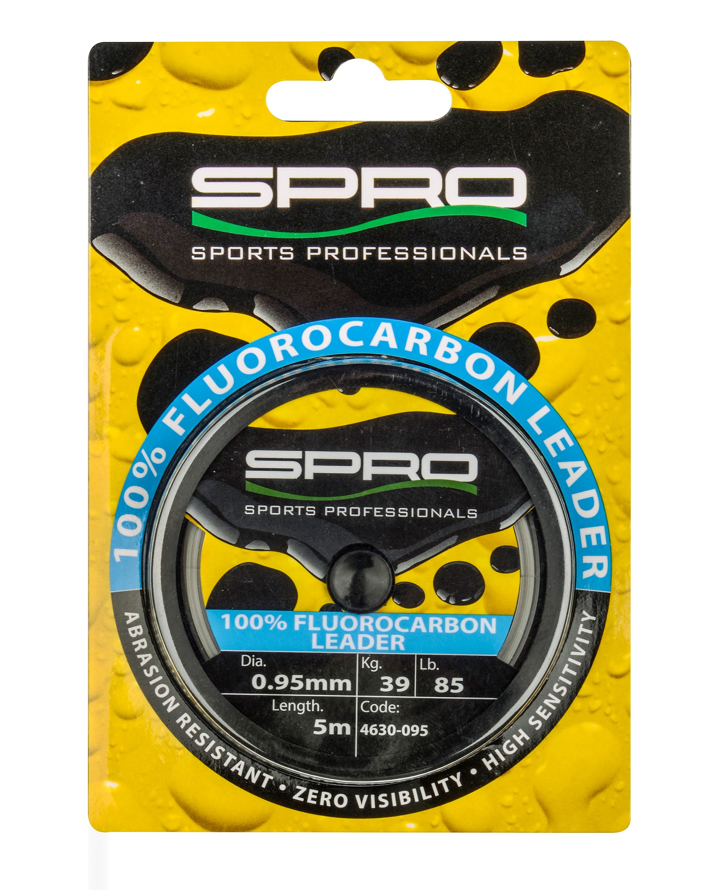 Spro 100% Fluorocarbon 0.45 mm  11Kg 10 m