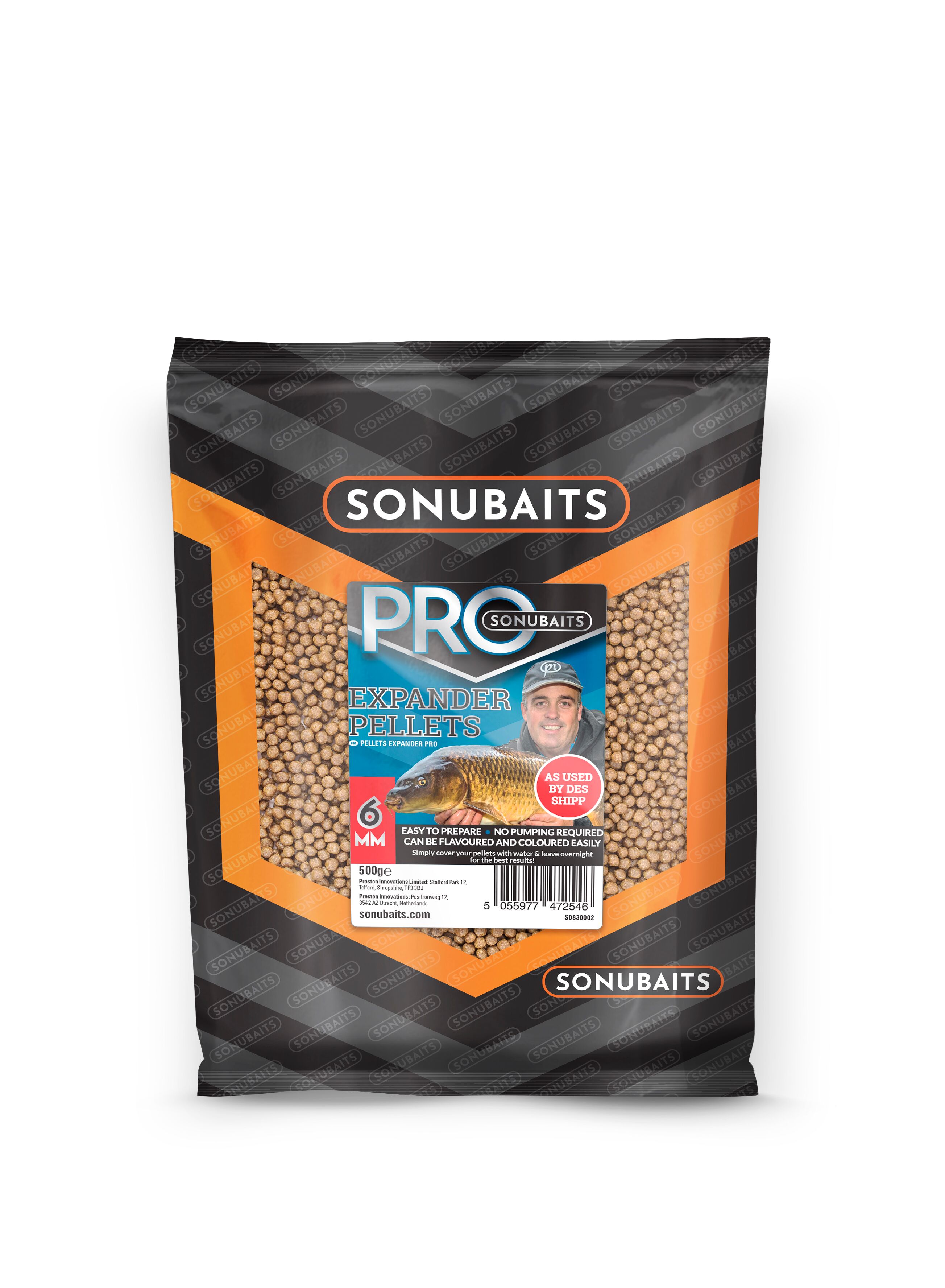 Sonubaits Pro Expanders Pellets 500Gr 6 mm