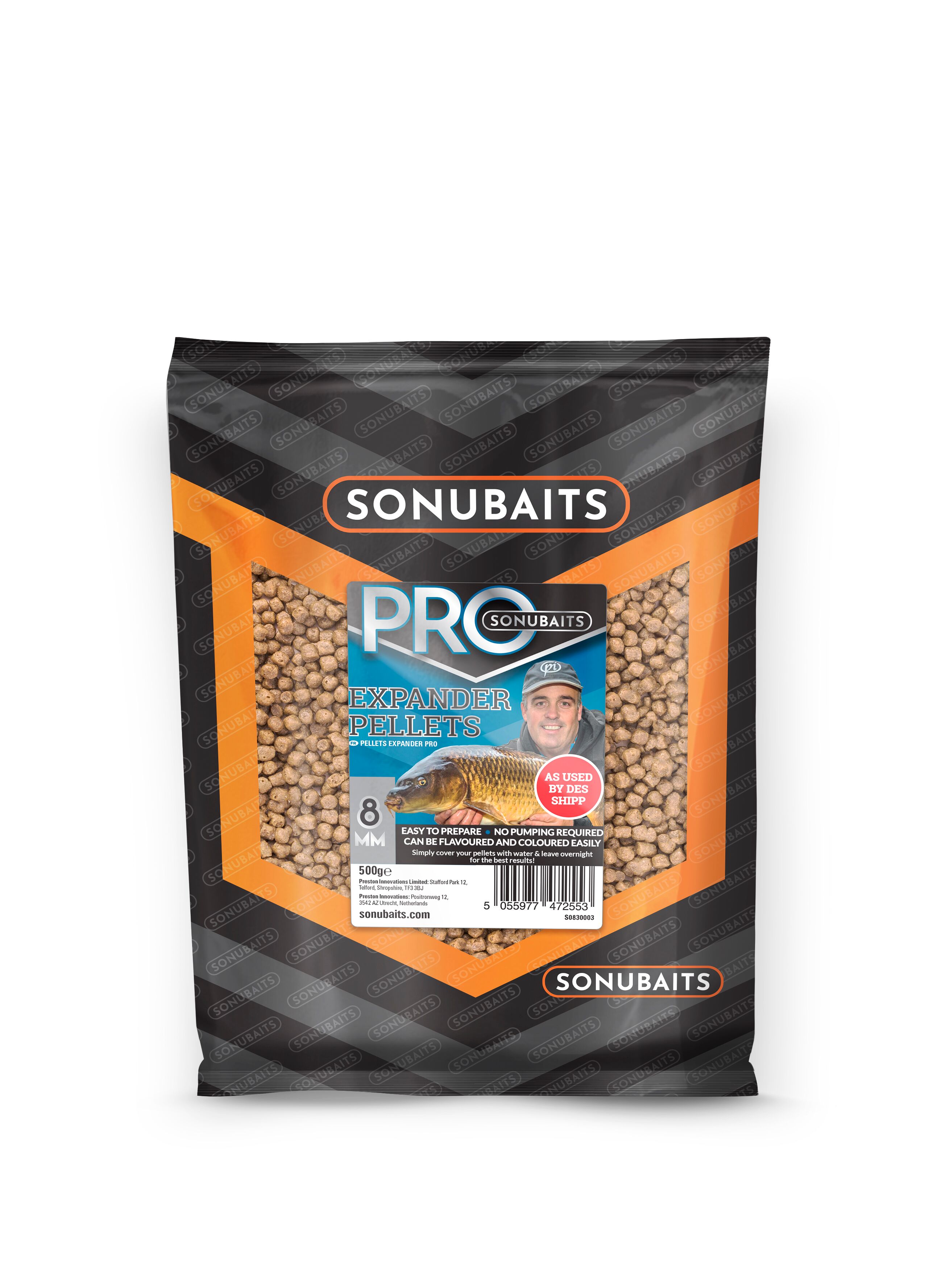 Sonubaits Pro Expanders Pellets 500Gr 8 mm