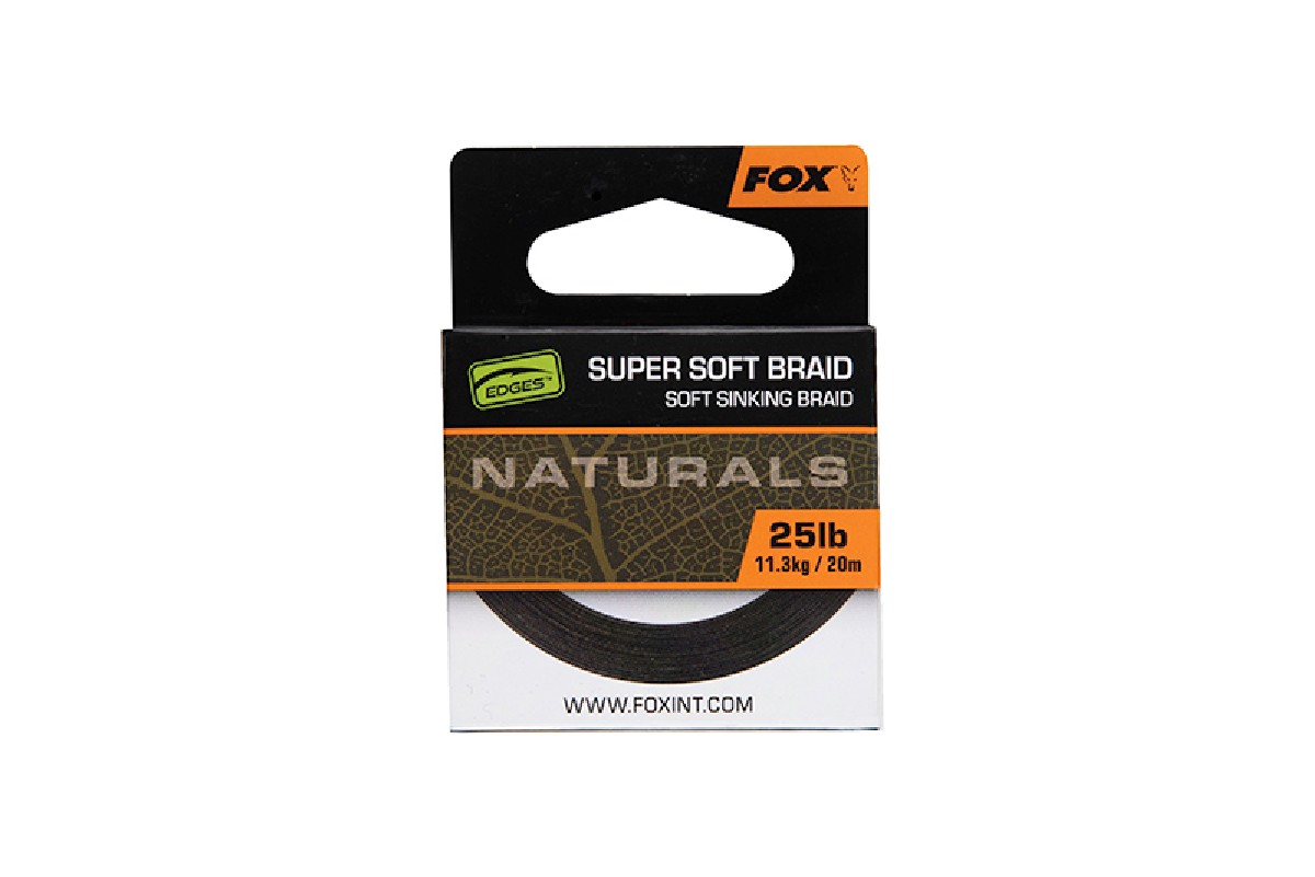 Fox Naturals Soft Braid hooklength 20m 25 lb 11.3kg