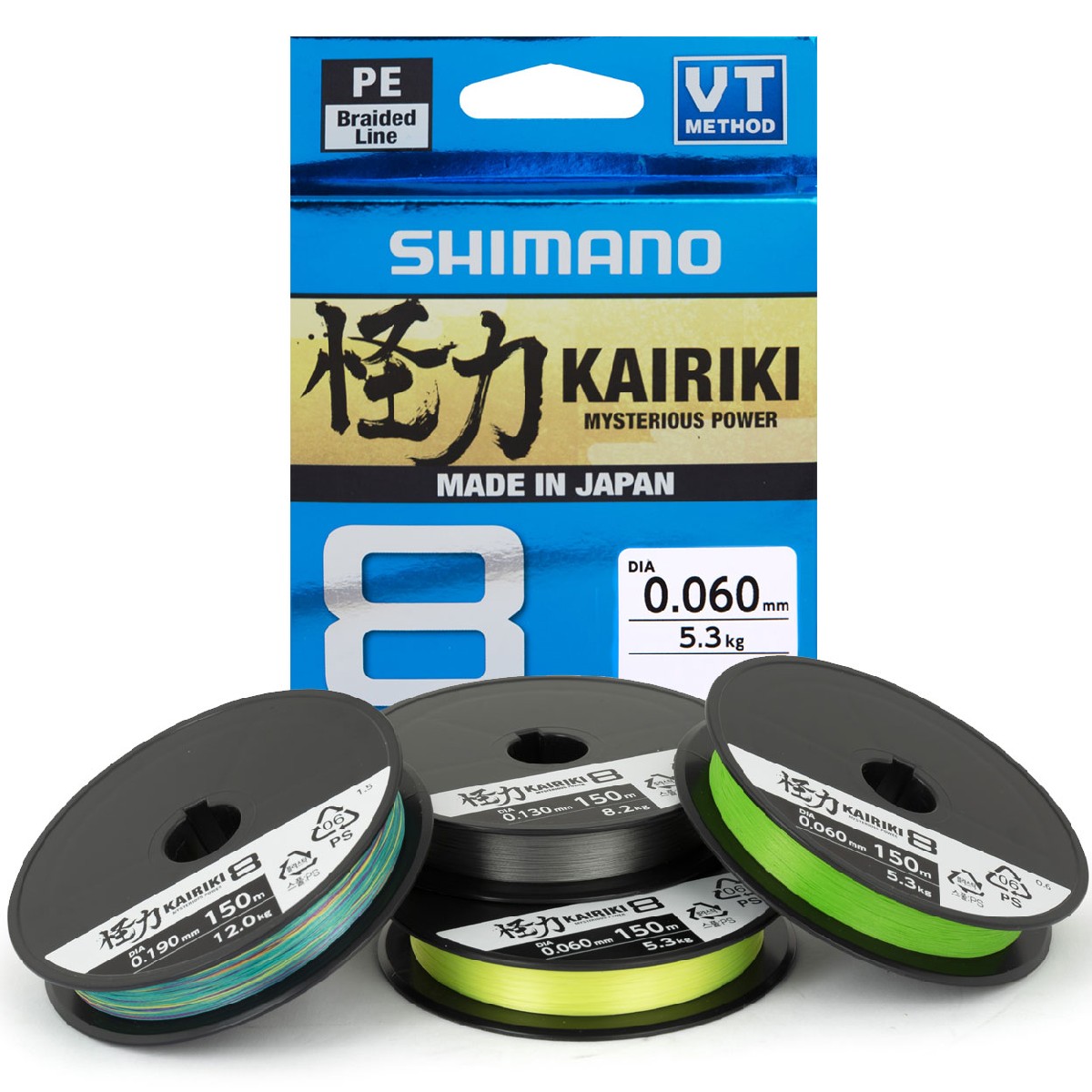 Shimano Kairiki 8 Mantis Yellow 150m
