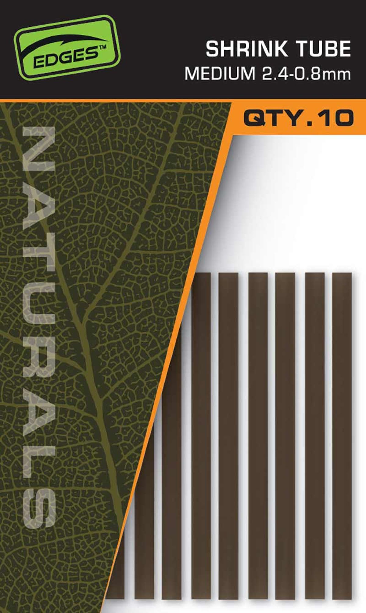 Fox Edges Naturals Shrink Tube M 2.4-0.8mm 10st.