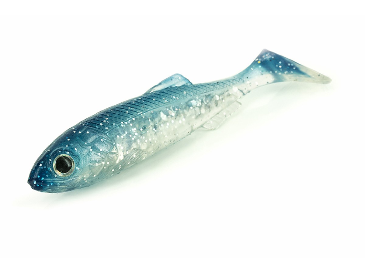 Molix Real Thing Shad 9cm 5St. Blue Back Silver Flake
