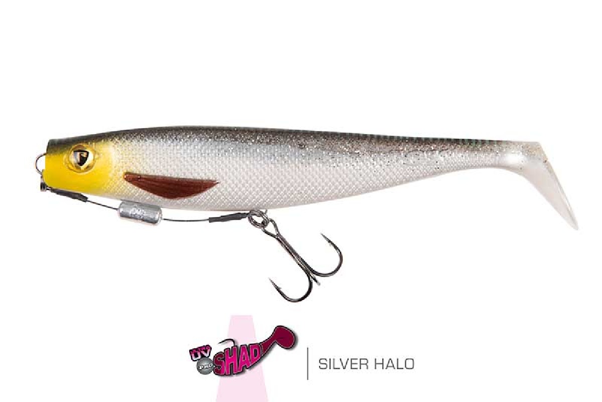Fox Rage Pro Shad Loaded 14cm UV Silver Halo
