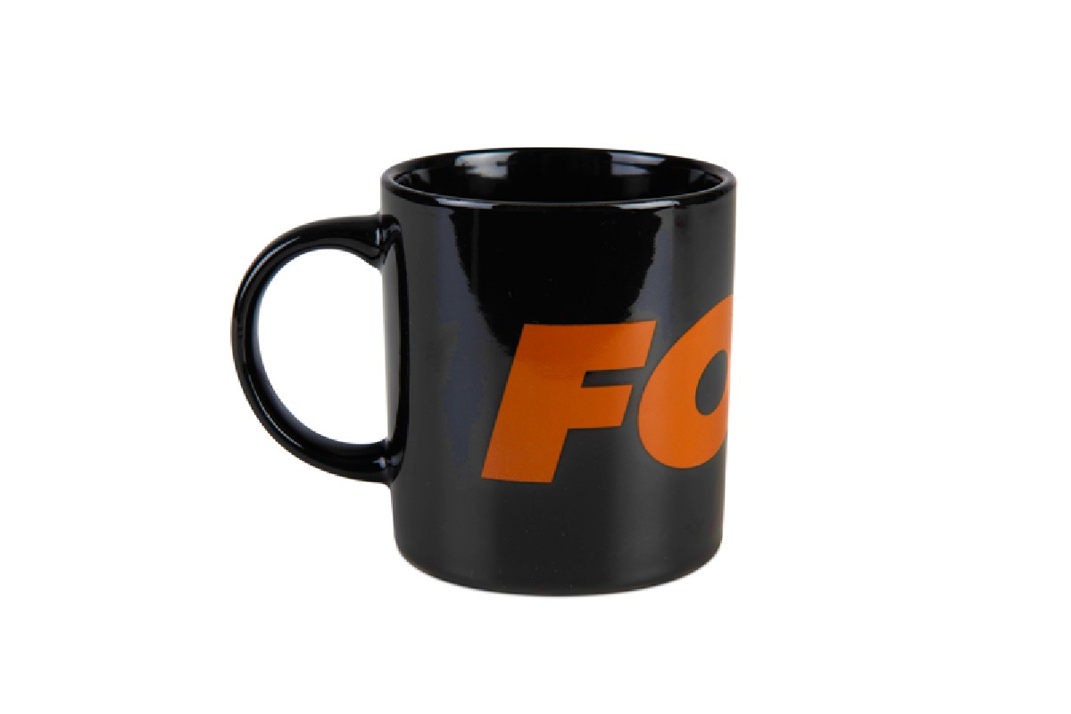 Fox Black & Orange Logo Ceramic Mug