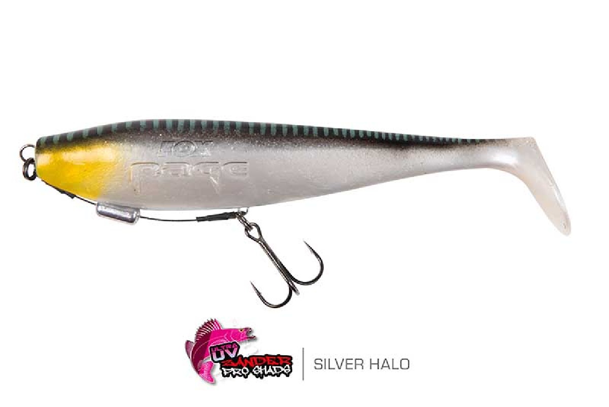 Fox Rage Zander Pro Shad Loaded 16cm UV Silver Halo