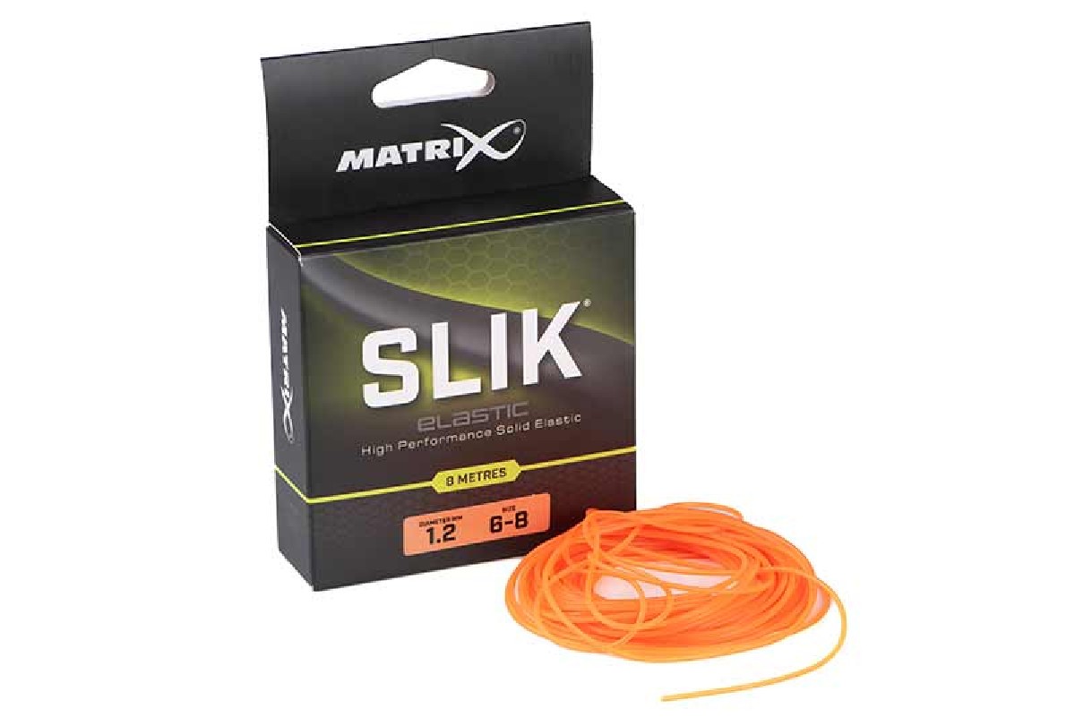 Fox Matrix SLIK Elastic 8m (1.2 mm) Orange 6-8 Fox Matrix SLIK Elastic 8m (1.2 mm) Orange 6-8