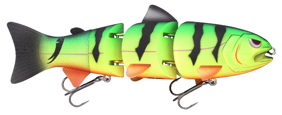 Spro Swimbait Slow Sink 8 inch UV Firetiger