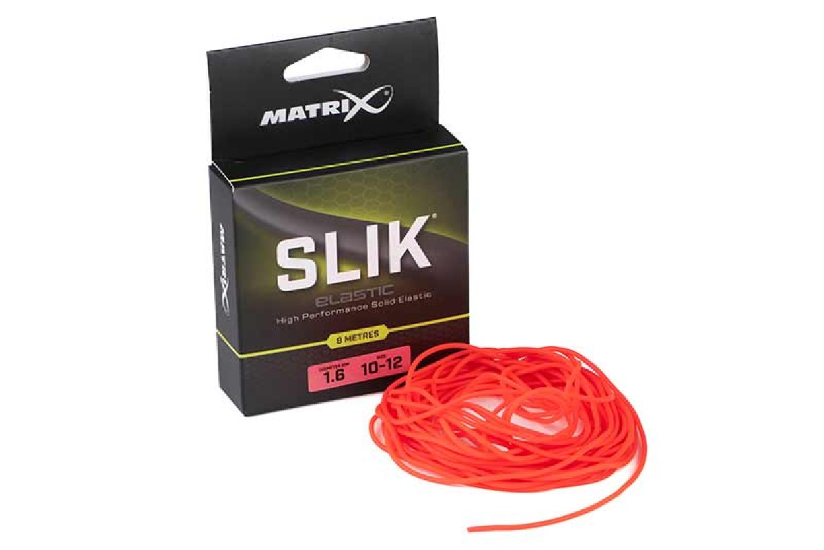 Fox Matrix SLIK Elastic 8m (1.6 mm) Red 10-12 Fox Matrix SLIK Elastic 8m (1.6 mm) Red 10-12