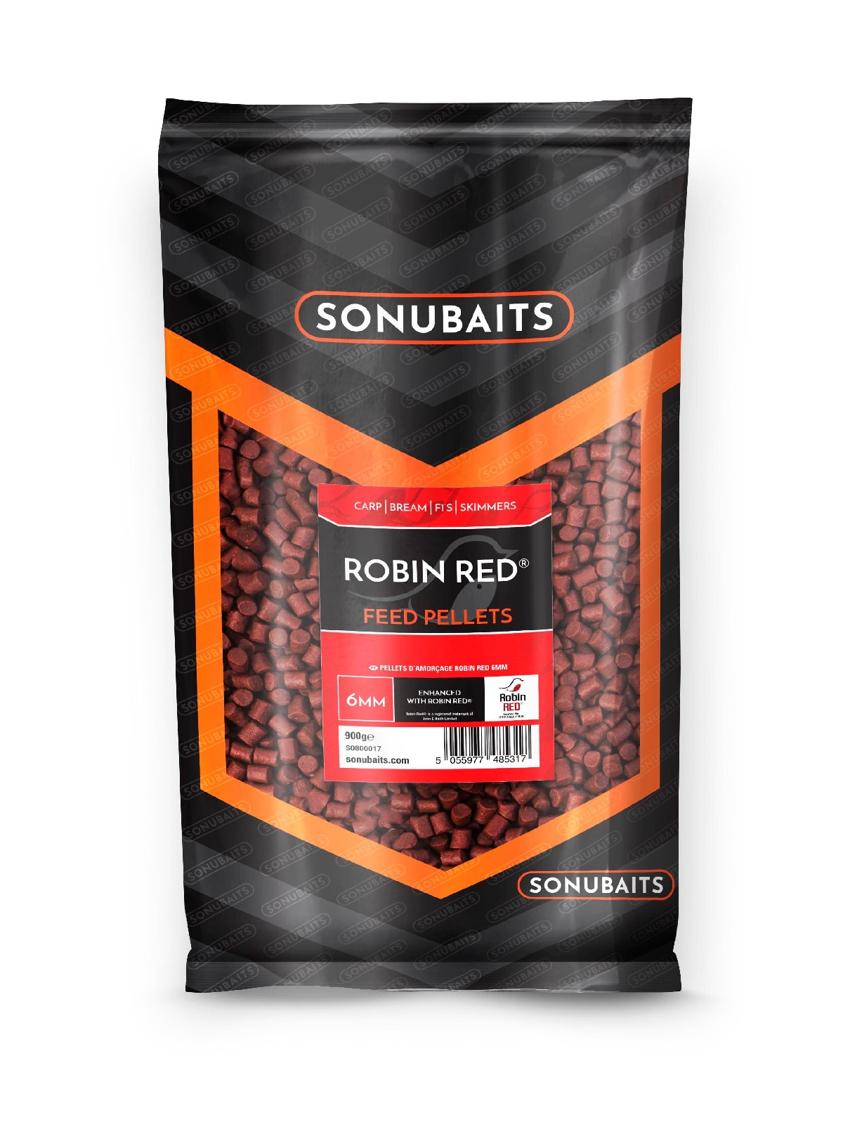 Sonubaits Robin Red Feed Pellet 900Gr 2 mm