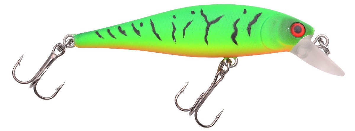 Spro PC Minnow 6,5Cm Matte Fire Tiger Uv