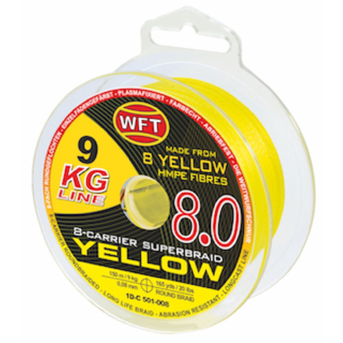 WFT KG 8.0 Yellow 100m 0,12 mm 15kg