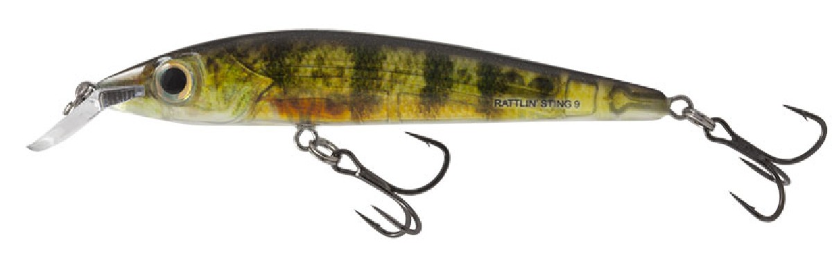 Salmo Rattlin Sting Suspending 9cm Real Yellow Perch