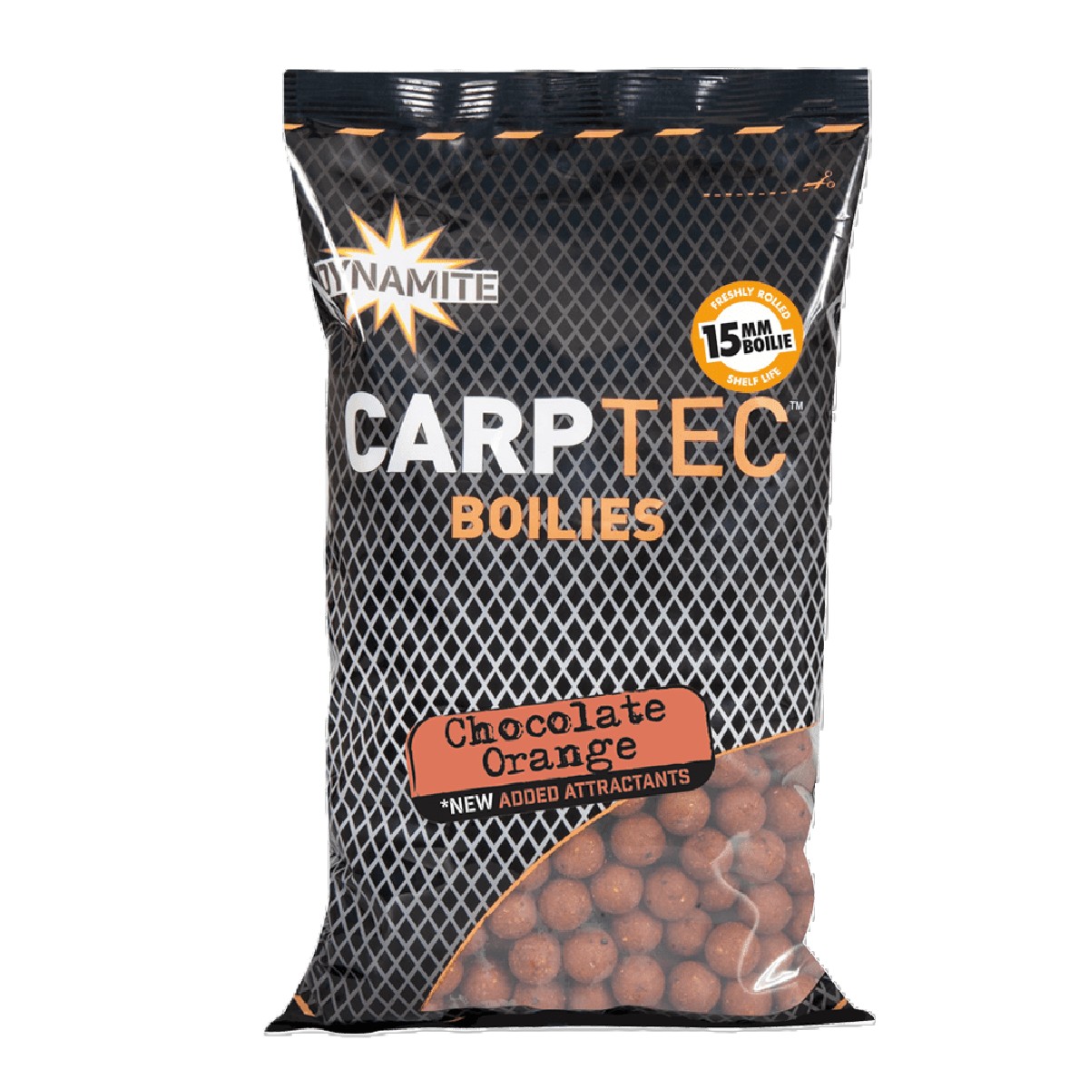 DYNAMITE CARPTEC BOILIES CHOCOLATE ORANGE 1.8KG 20MM