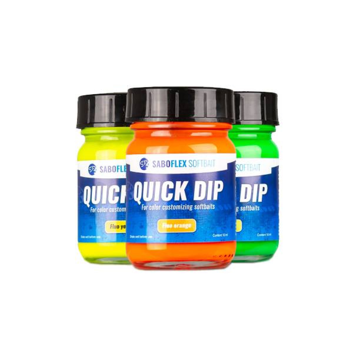 SaBoFlex Softbait Quick Dip Verf Fluo Yellow