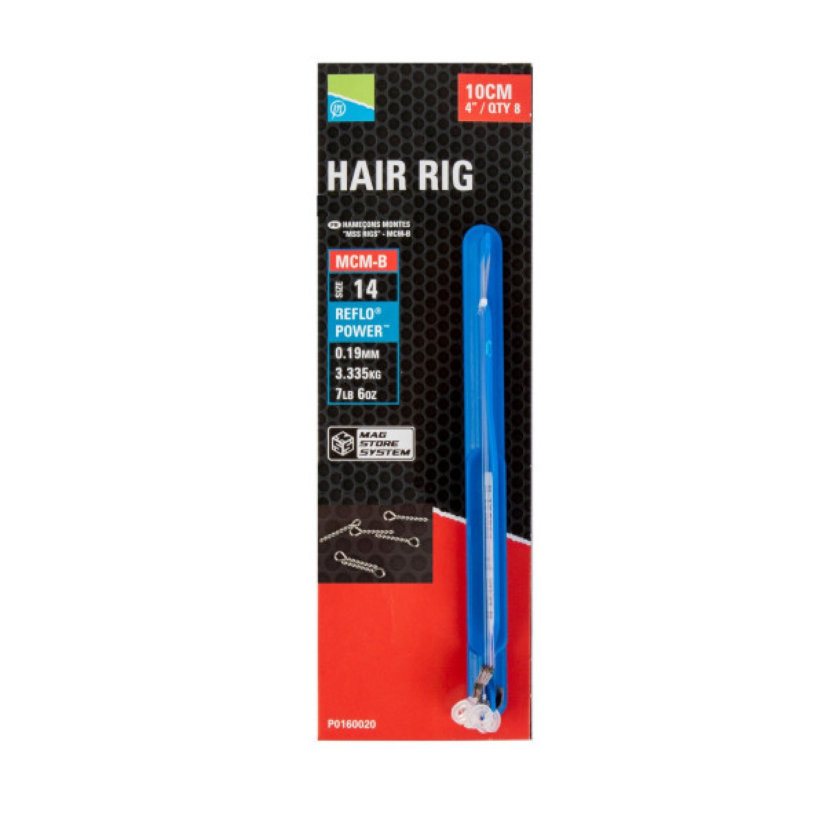 Preston MCM-B Bayonet Hair Rig Barbless 10cm (8 pcs)