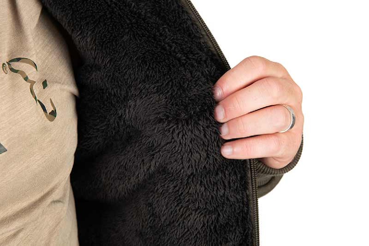 Fox Collection Sherpa Jacket Green & Black XX-Large Fox Collection Sherpa Jacket Green & Black XX-Large