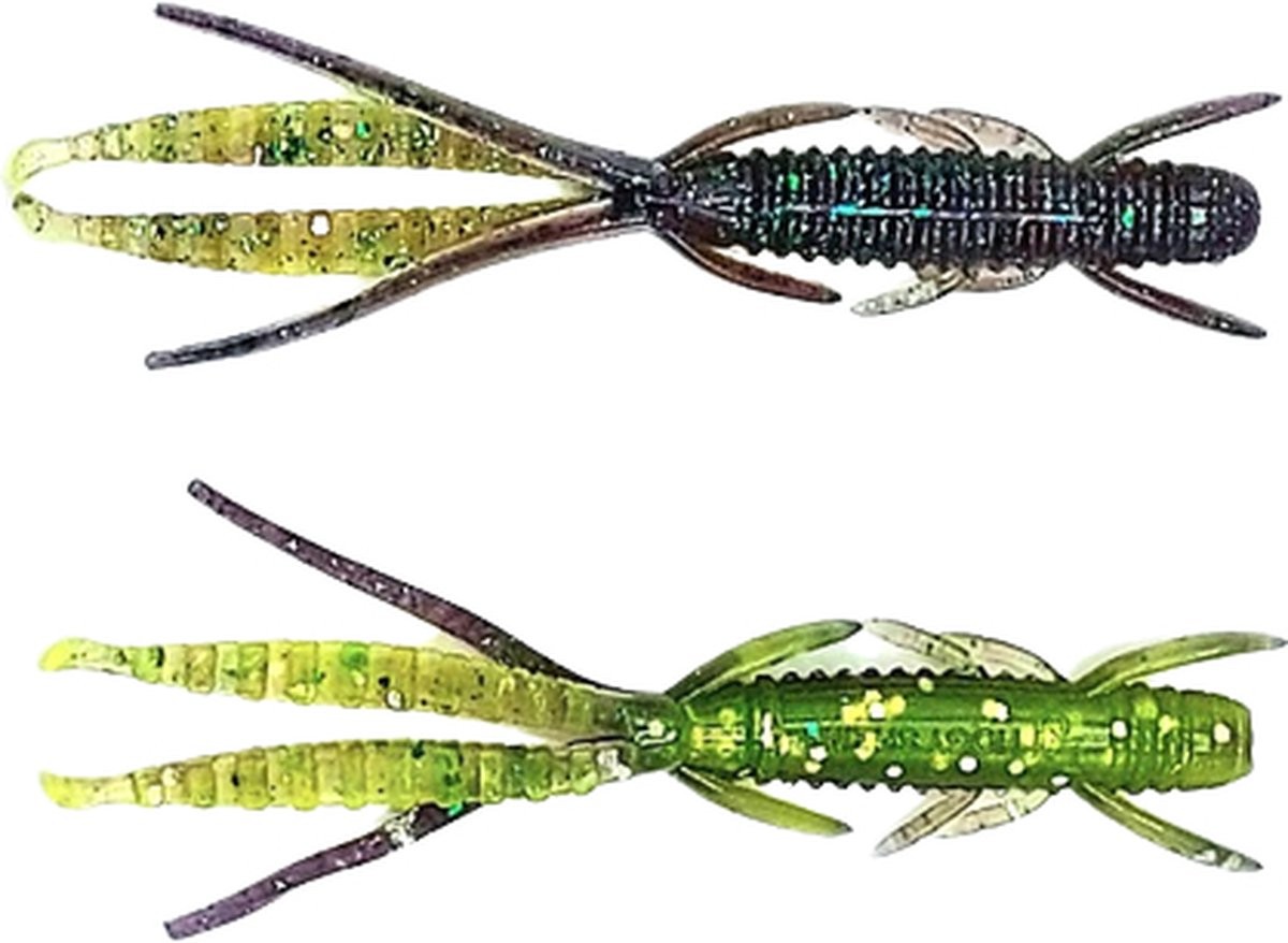 Lucky John Hogy Shrimp 7,5 cm 10st.  T79 / Green Marmalade