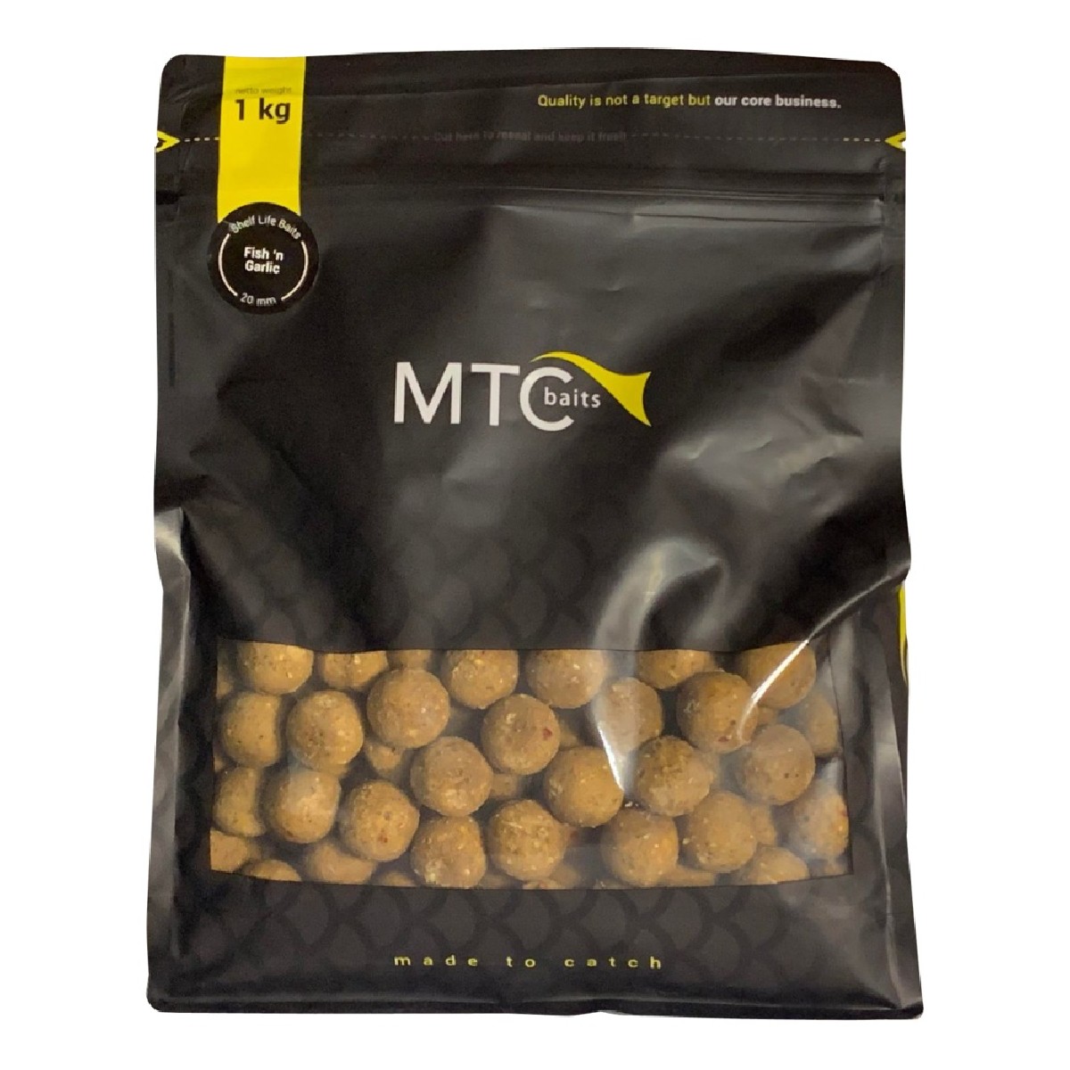 MTC Baits Fish 'n Garlic Boilies 24mm 1kg MTC Baits Fish 'n Garlic Boilies 24mm 1kg