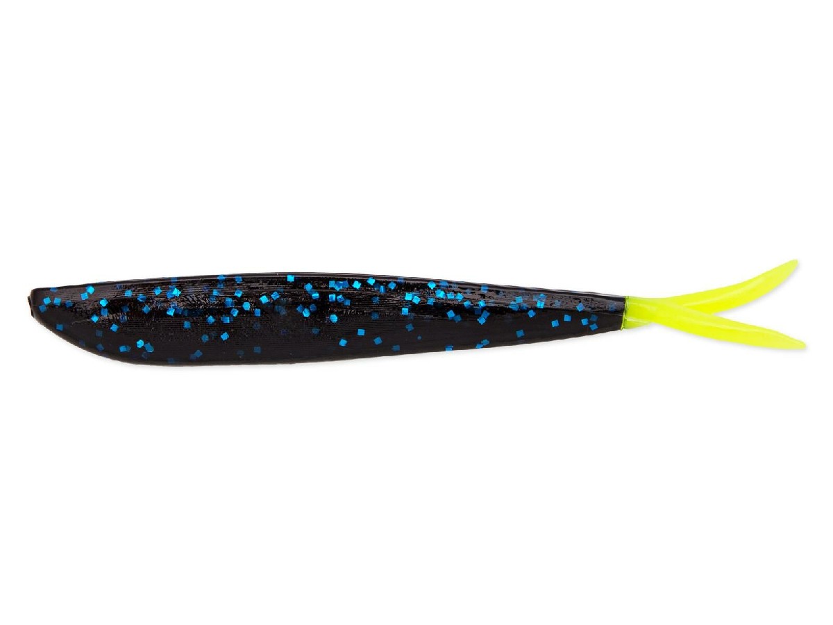 Lunker City Fin-S Fish 4inch / 10Cm 10st. Black Blue Flake CT