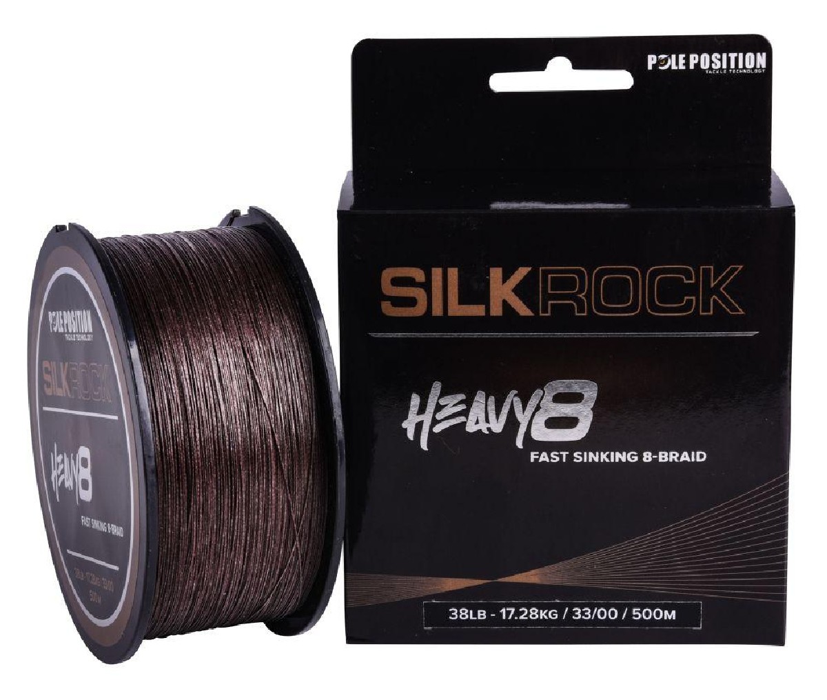 PolePosition Silkrock Heavy8 Brown 0,30mm 1000M