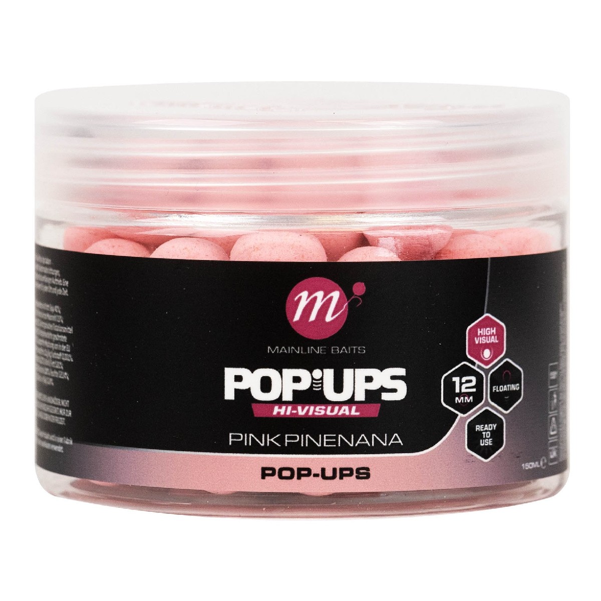 Mainline High Visual Mini Pop-ups 12mm Pink Pinenana Mainline High Visual Mini Pop-ups 12mm Pink Pinenana