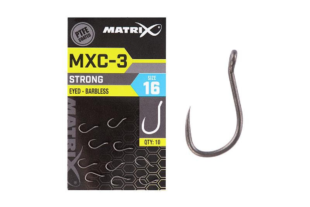 Fox Matrix Mxc-3 Barbless Eyed 10St. Size 18