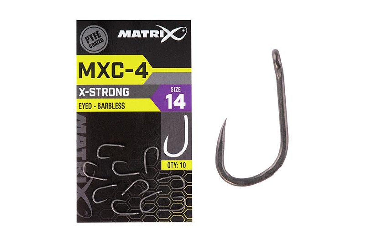 Fox Matrix Mxc-4 Barbless Eyed 10St. Size 16