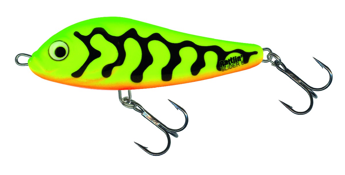 Salmo Rattlin Slider 8Cm Green Tiger Salmo Rattlin Slider 8Cm Green Tiger